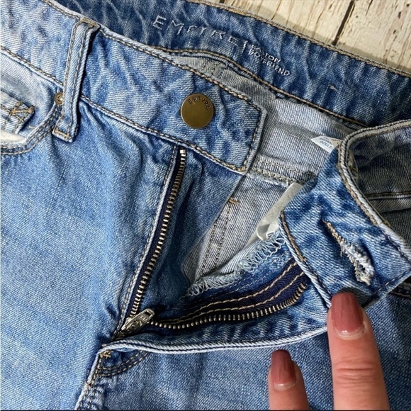 Empyre Easton boyfriend distressed ripped jeans size 0 relaxed low rise - Picture 6 of 12